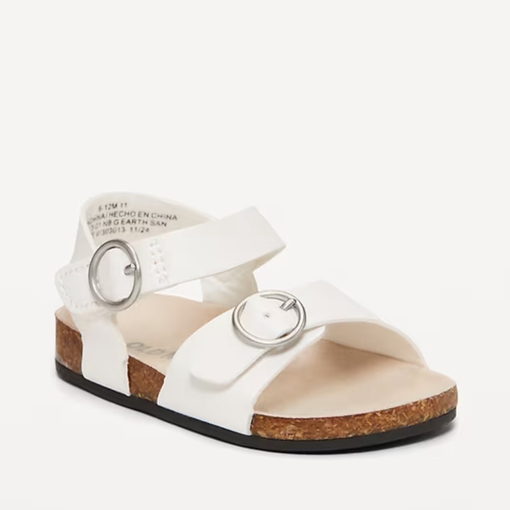 Old Navy Baby White Sandals NWT Size 3-6 Months